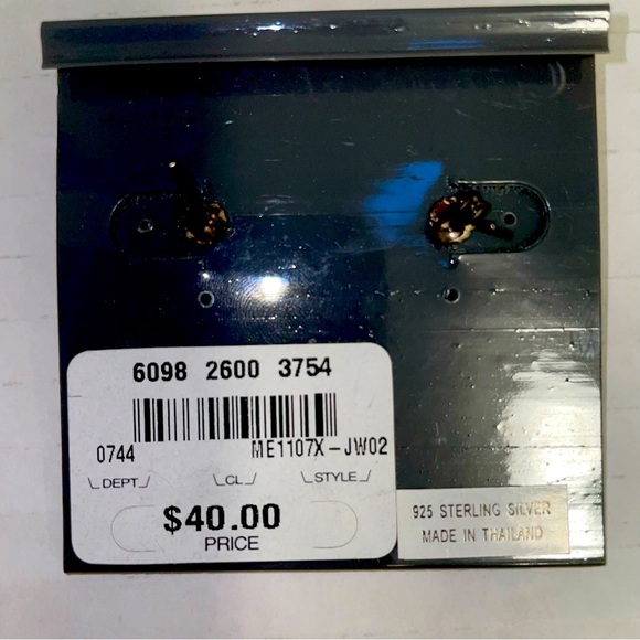 NWT Carole M Studio Sterling Silver Earrings - Picture 3 of 3